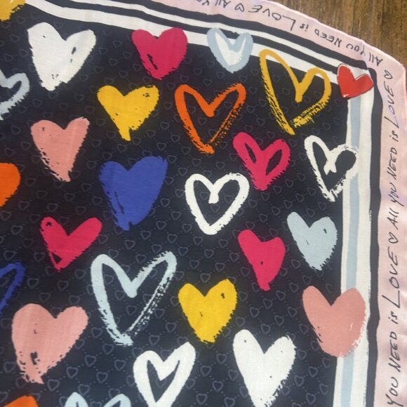 Brighton Color of Love Designed by Tom Clancy Square Scarf 24" Square - Picture 5 of 8